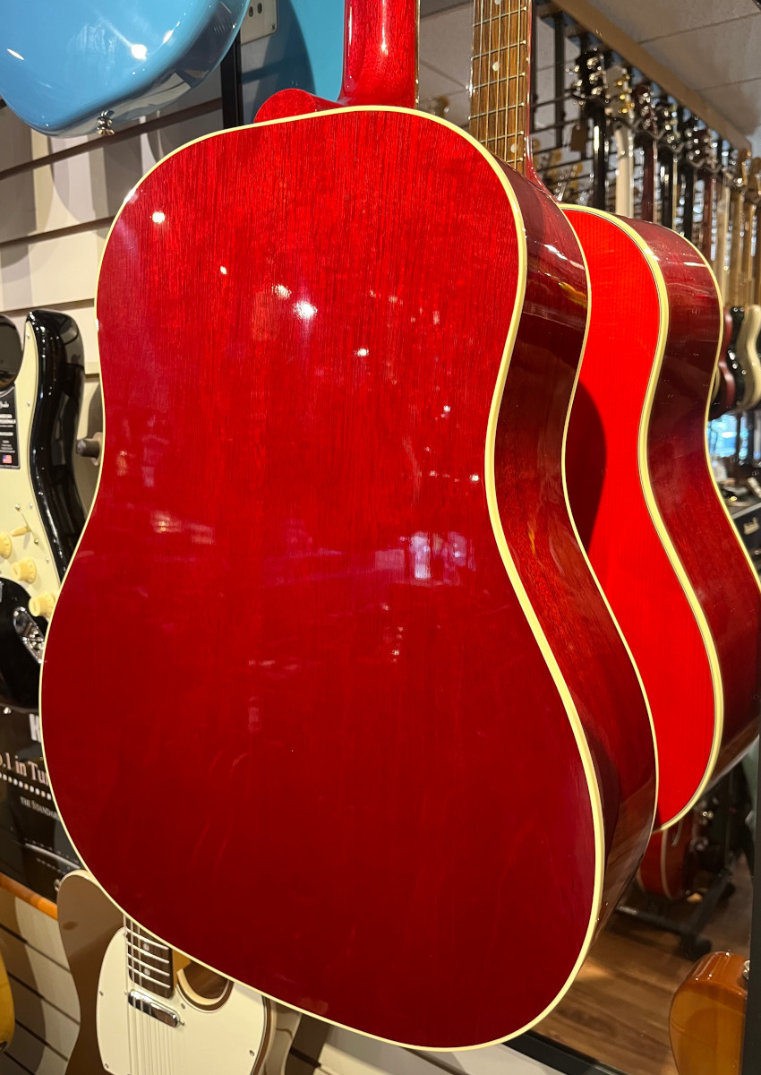 Gibson USED Gibson J-45 Standard Cherry Red w/OHSC - Used