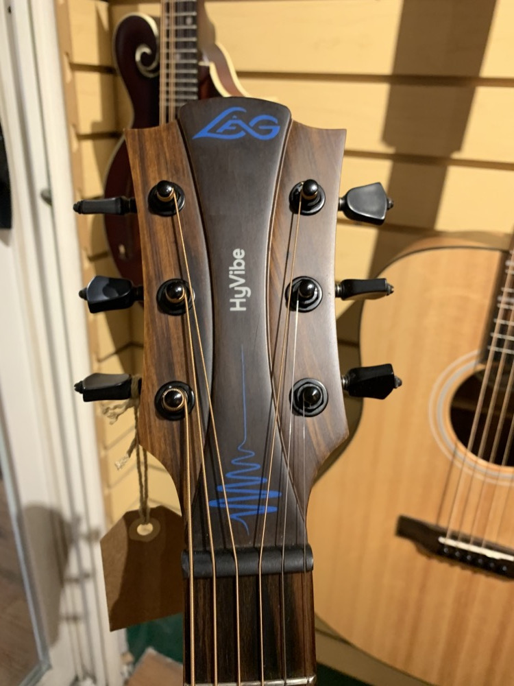 Lag USED LAG THV10DCE Hyvibe Tramonte Dreadnought Solid Top Smart Guitar w/Bag - Used