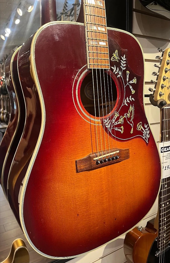 USED Gibson 1989 Hummingbird Cherry  …