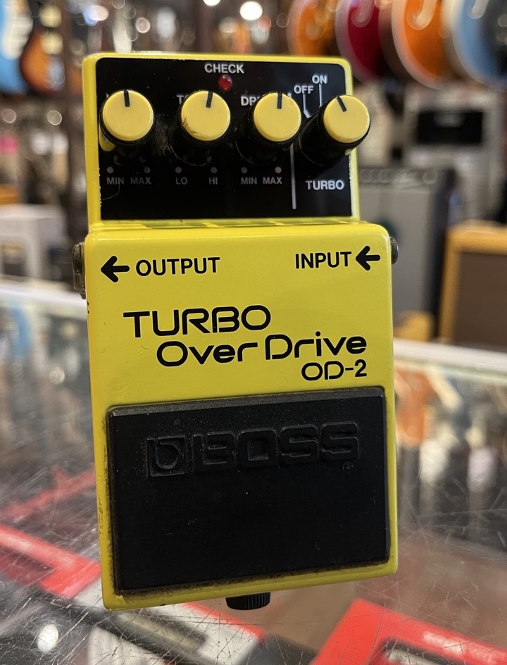 USED BOSS OD-2 1987 Turbo Overdrive Made in Japan