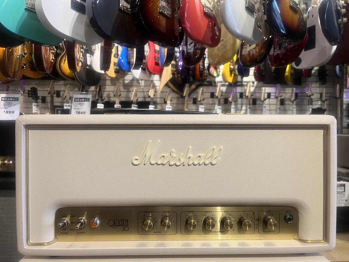 Marshall USED Marshall Origin 20 Head Limited Edition White w/ftsw - Used