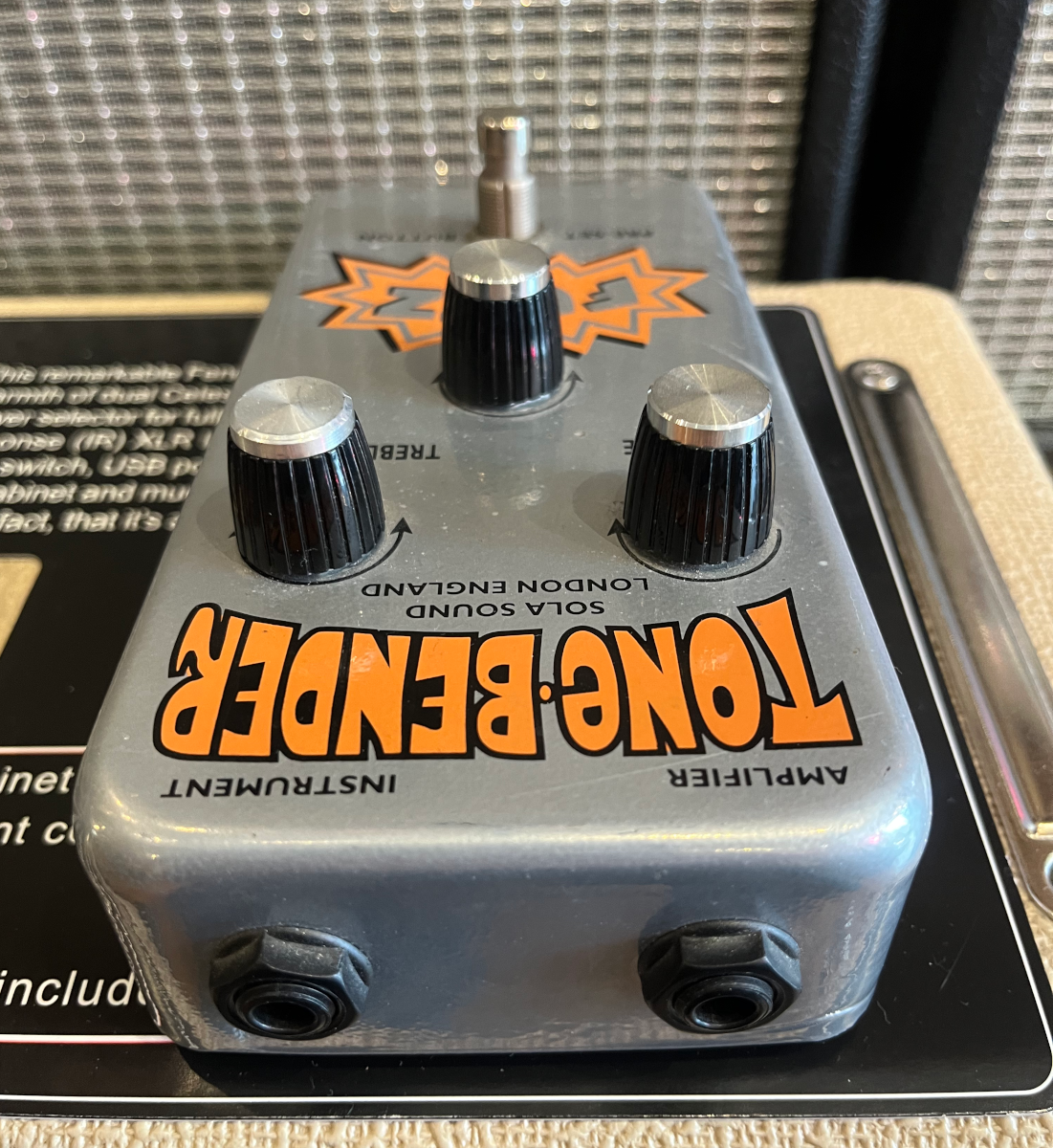 Misc USED 1997 Sola Sound Tone Bender Fuzz Pedal - CONSIGNMENT - Used