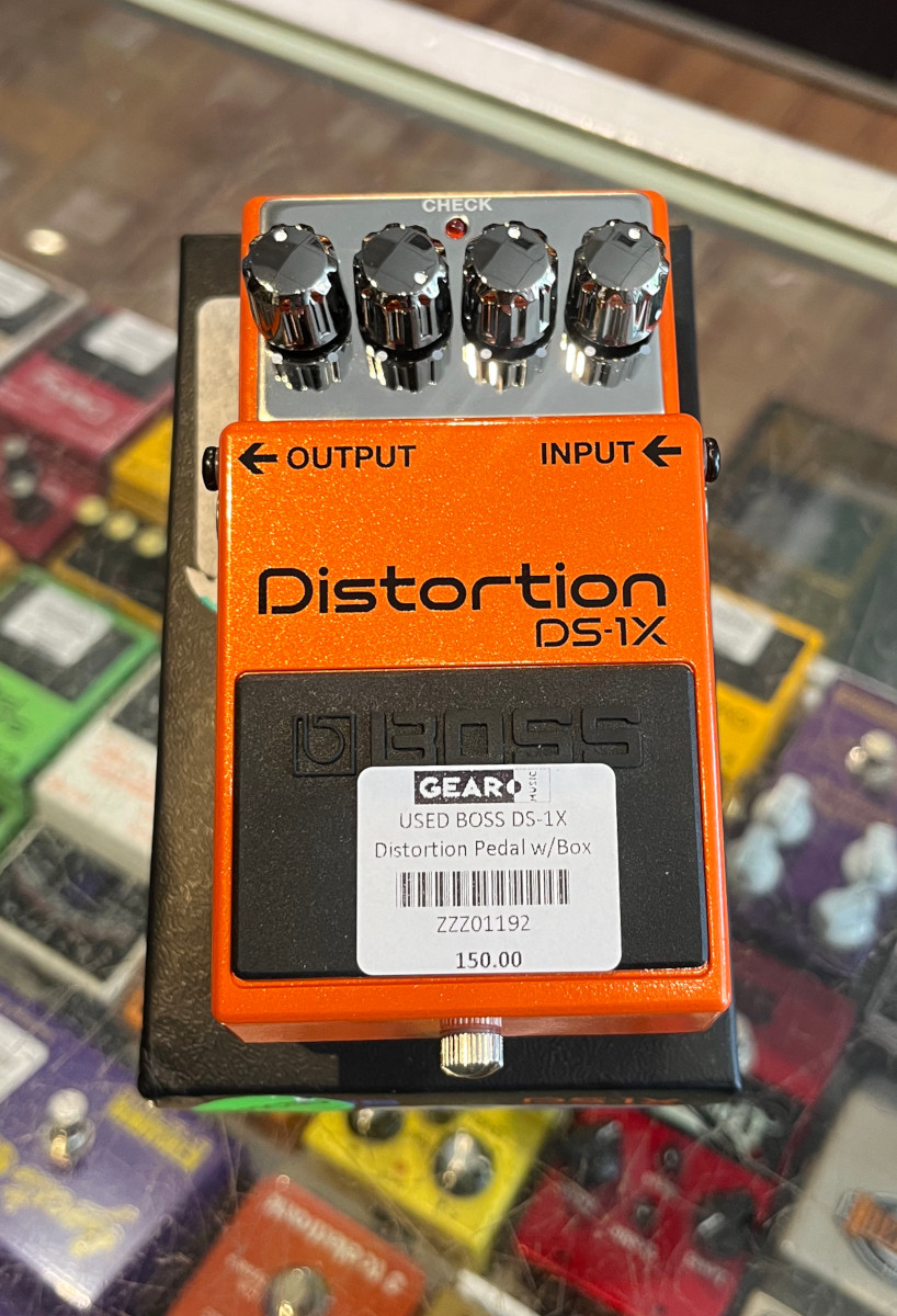 USED BOSS DS-1X Distortion Pedal w/Box