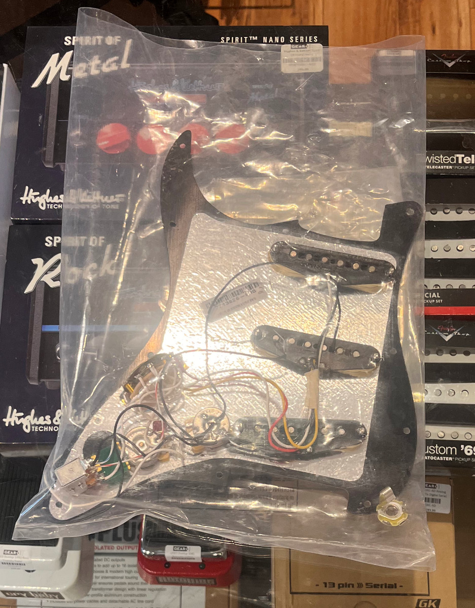 Fender USED Fender American Performer Loaded Pickguard - Black w/back plate - Used