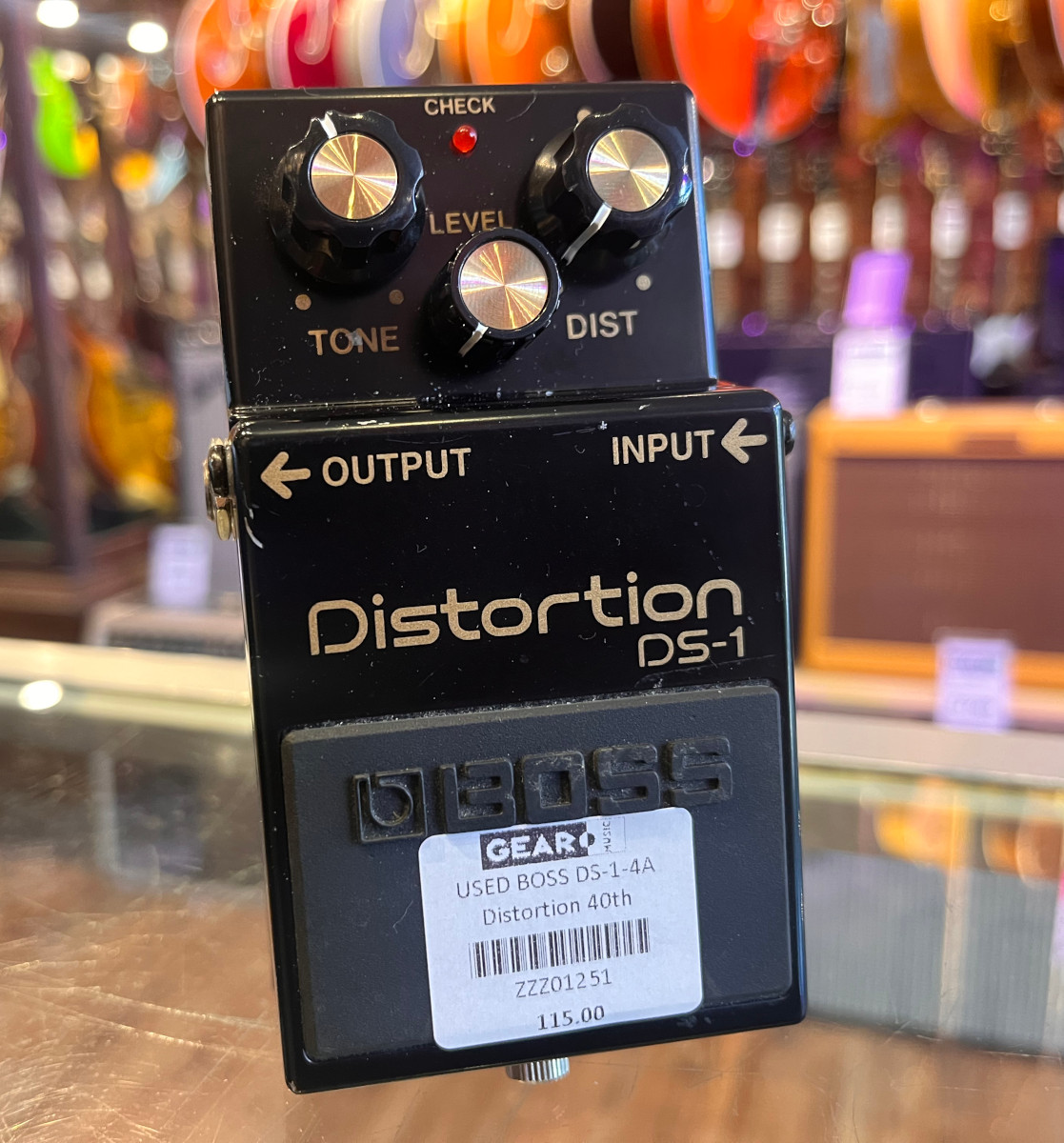 USED BOSS DS-1-4A Distortion 40th Anniversary Edition Black 
