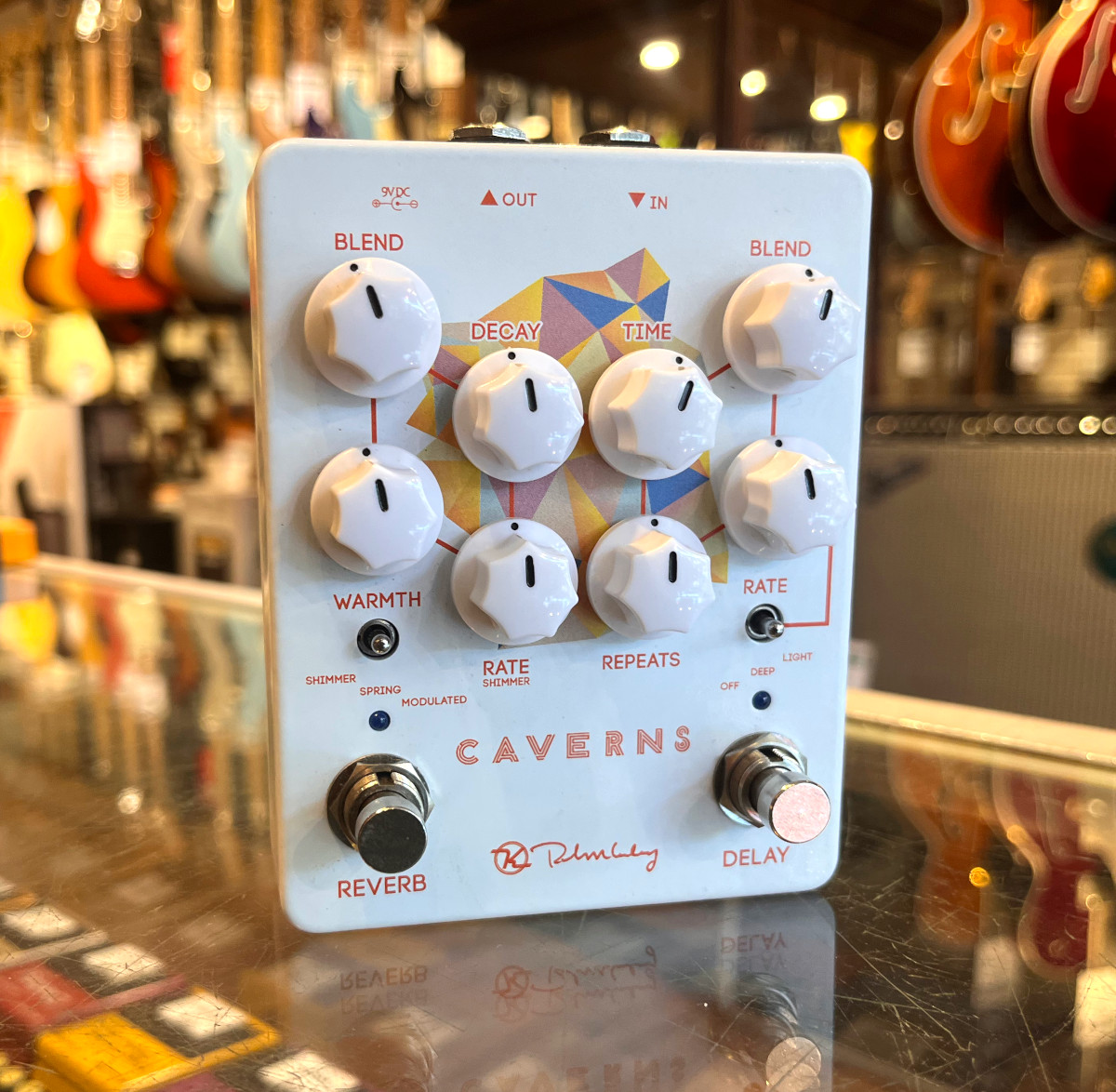 Keeley USED Keeley Caverns V2 Delay Reverb Pedal - Used