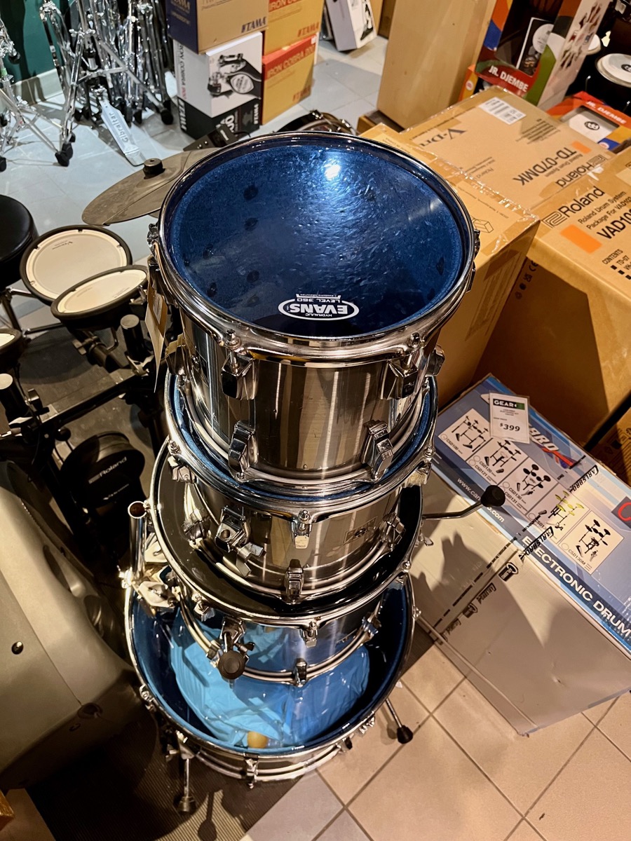 Tama USED Tama Swingstar 4 Piece Shell Pack - Gun Metal Grey MIJ - Used