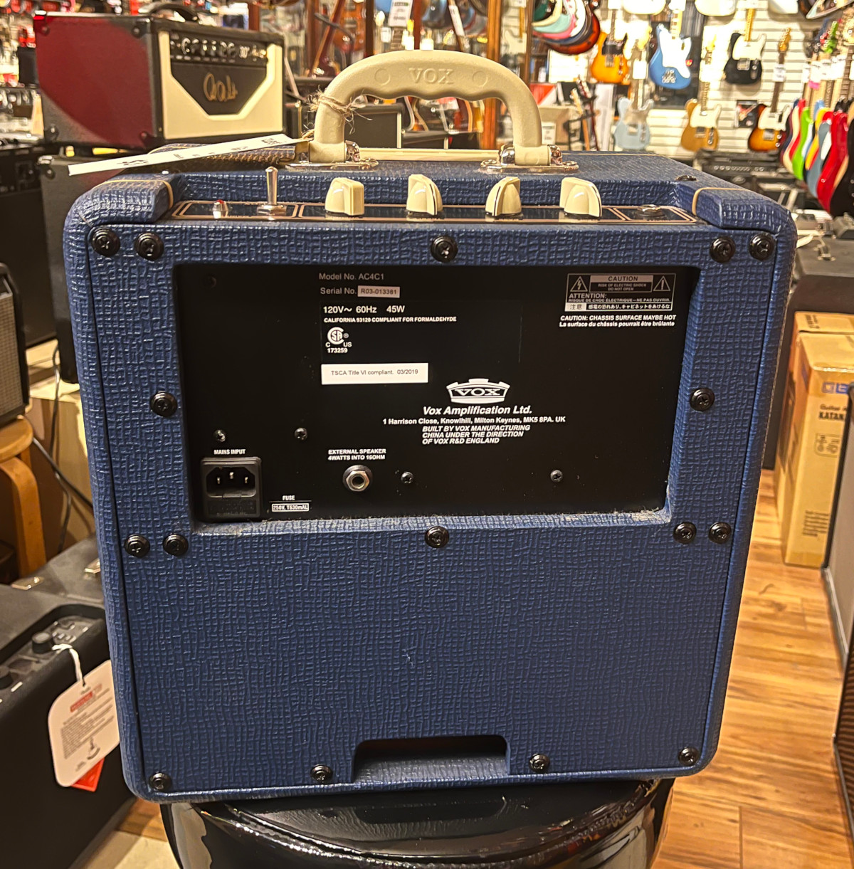 Vox USED Vox AC4C1 Blue Limited Edition - Used