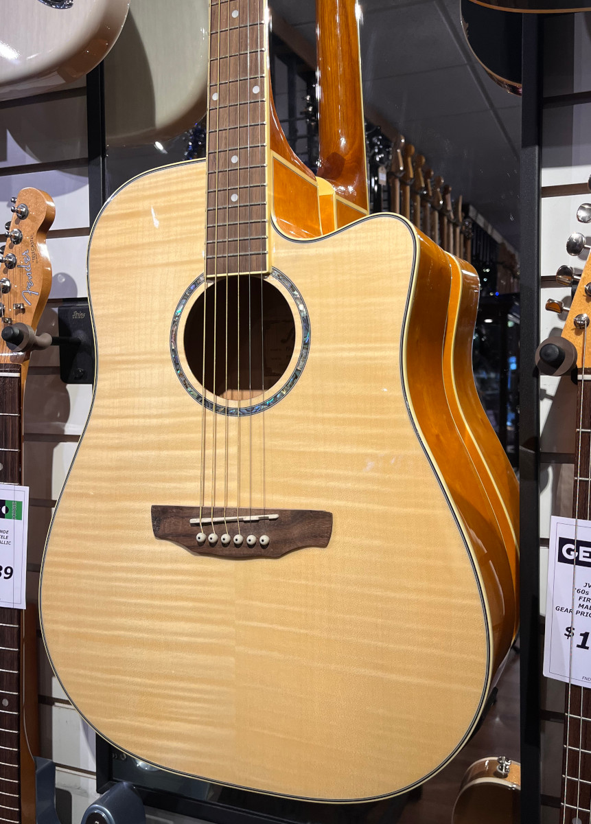 USED Fina FD-1150 CEQAM Acoustic Guitar