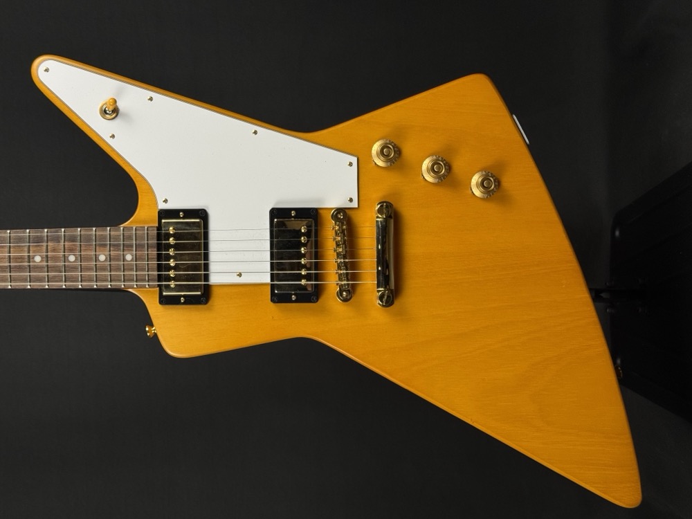 Epiphone USED Epiphone Inspired by Gibson Custom Shop '58 Explorer Korina, Hardshell Case - Used
