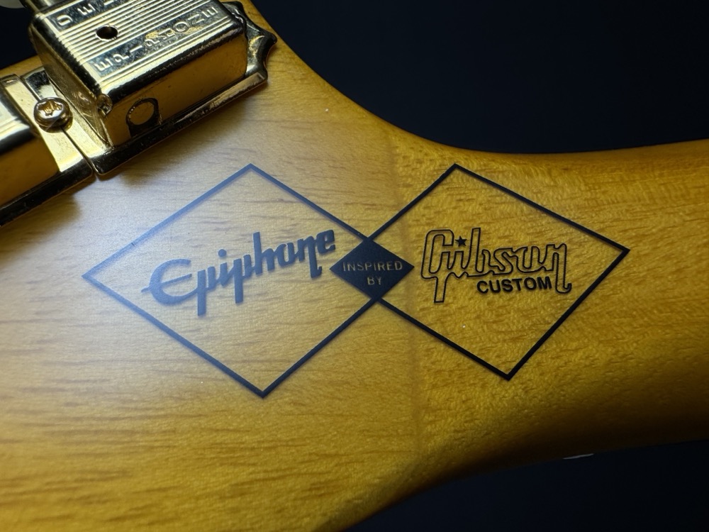 Epiphone USED Epiphone Inspired by Gibson Custom Shop '58 Explorer Korina, Hardshell Case - Used