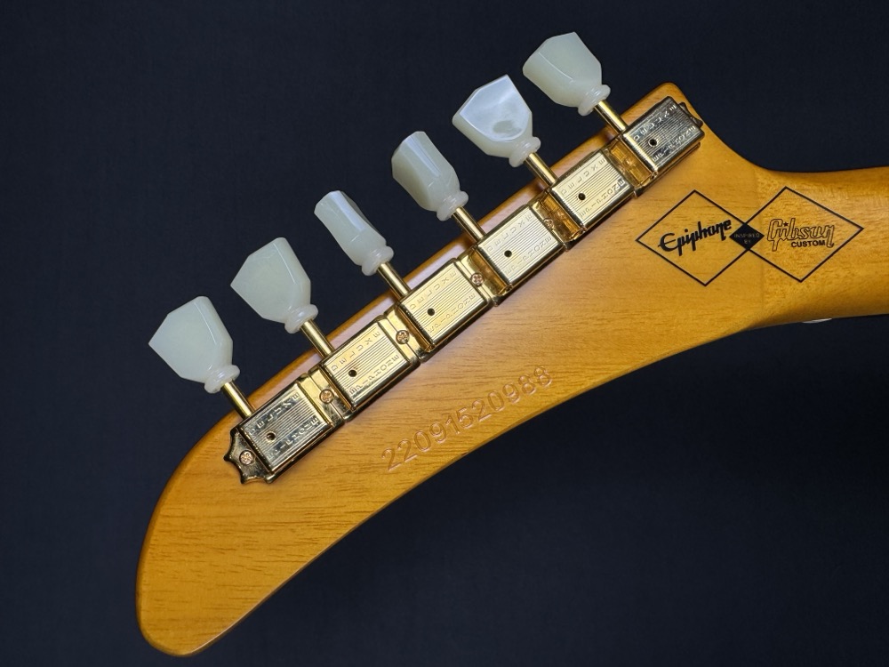 Epiphone USED Epiphone Inspired by Gibson Custom Shop '58 Explorer Korina, Hardshell Case - Used