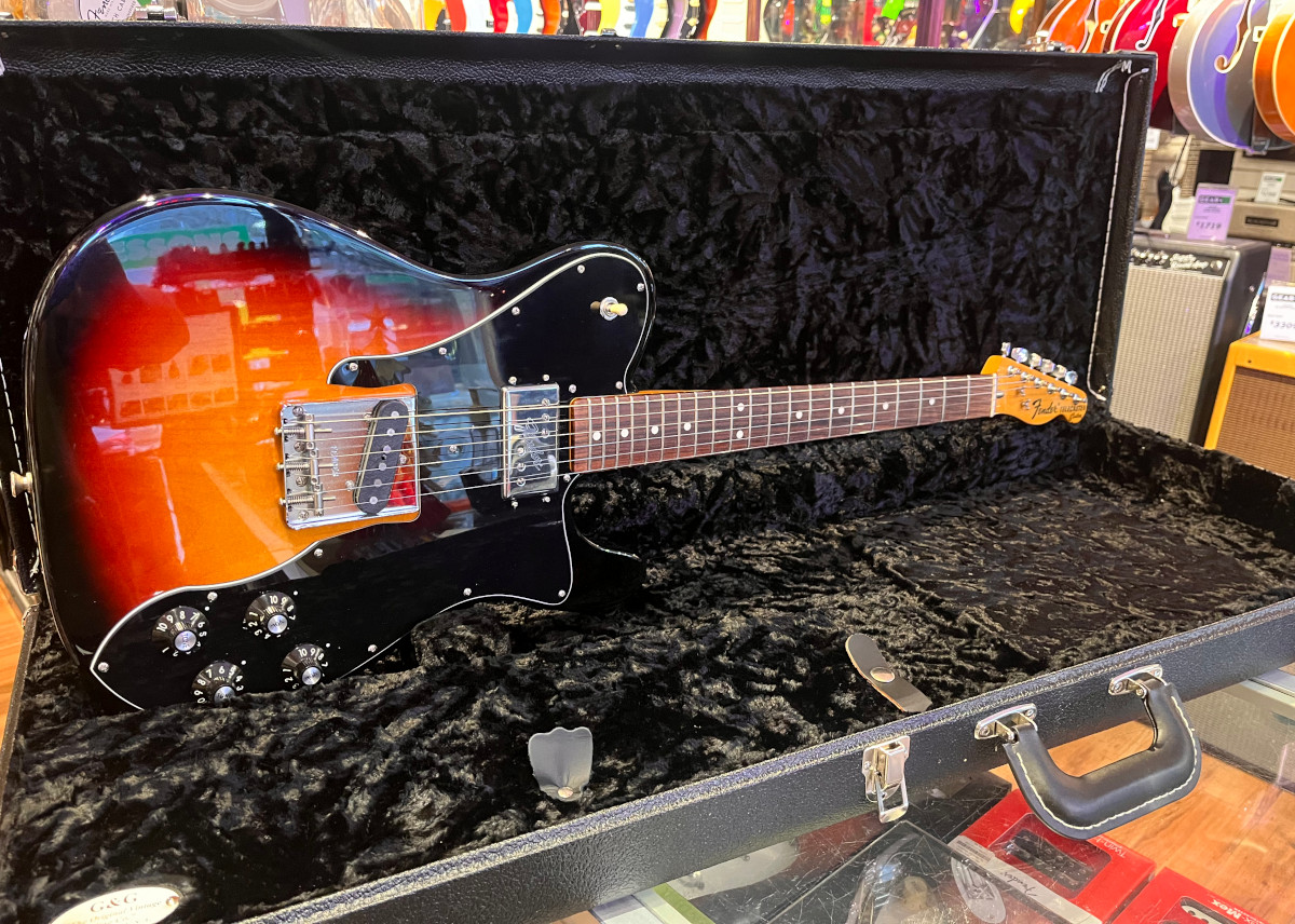 Fender USED Fender American Professional II Tele Deluxe, Mercury, OHSC - Used