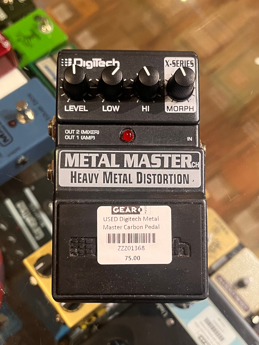 USED Digitech Metal Master Carbon Pedal