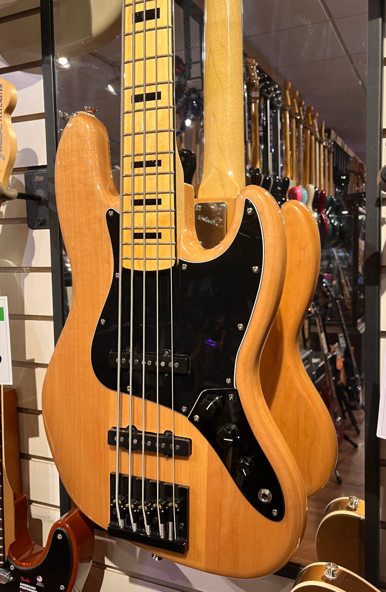 Squier USED Squier Classic Vibe 70's Bass V Natural - Used