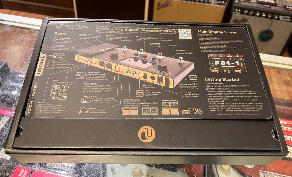 Misc USED Hotone Ampero Amp and Effects Modeller w/FTSW - Used
