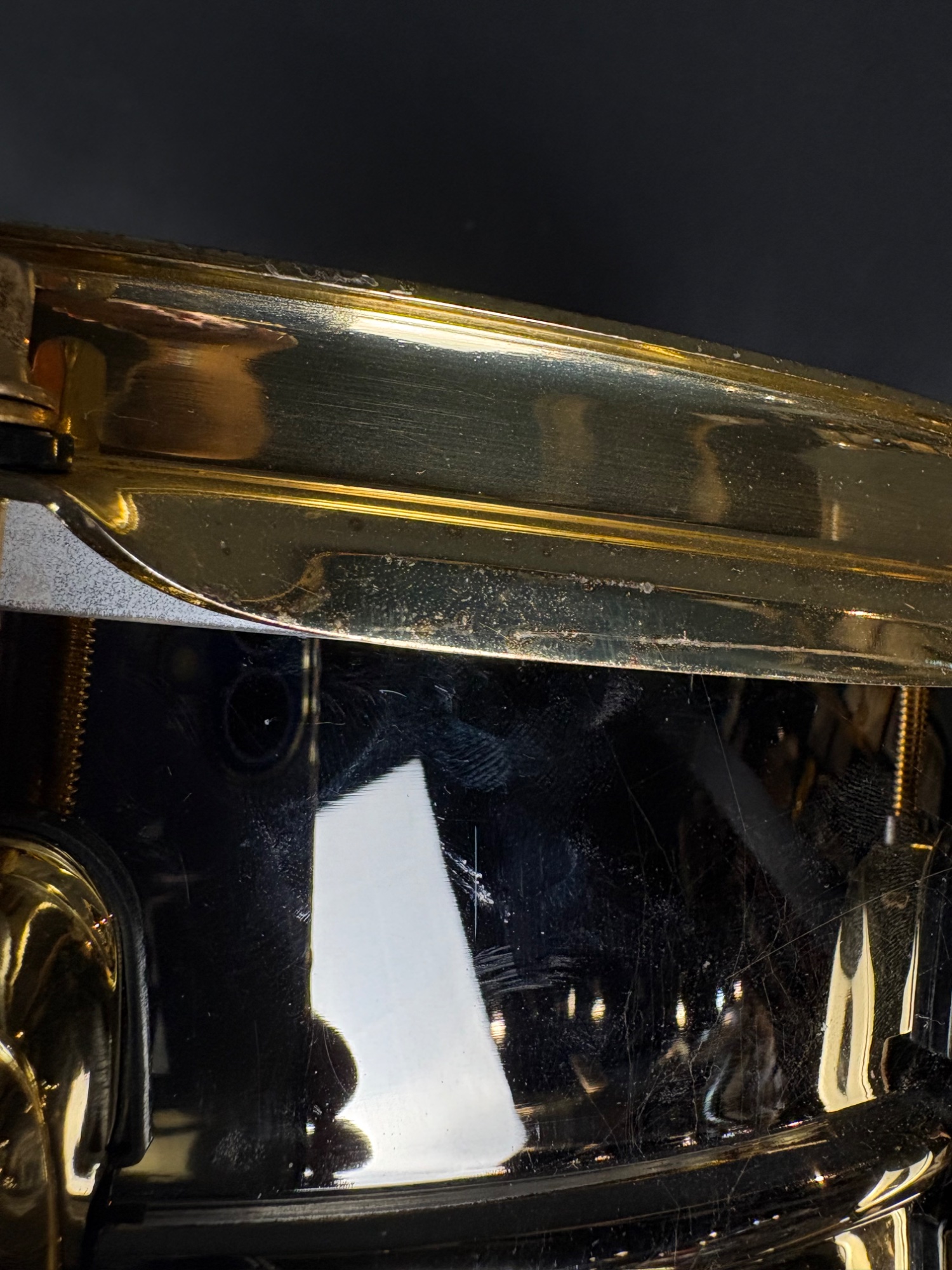 Tama USED Tama Simon Phillips Limited Gladiator Snare, Made In Japan, Gold Hardware - Used