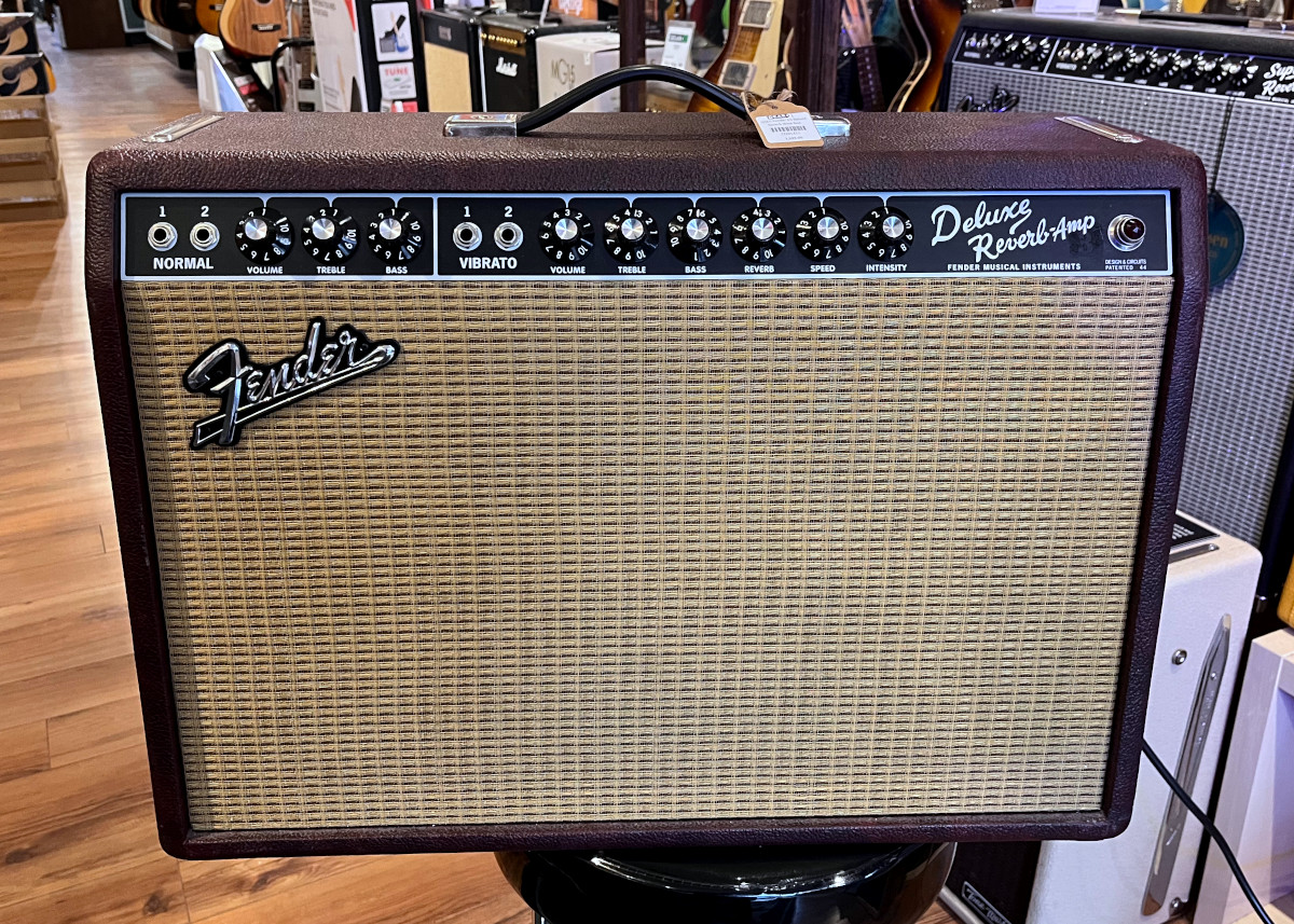 USED Fender'65 Deluxe Reverb Wine Red  …