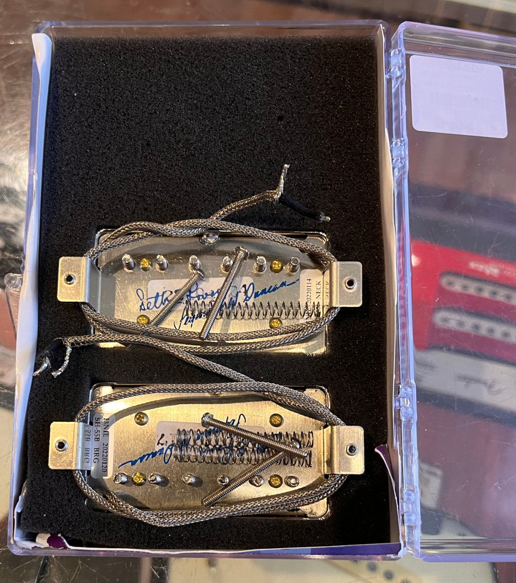 Seymour Duncan USED Seymour Duncan Seth Lover Humbucker Set, Nickel - Used