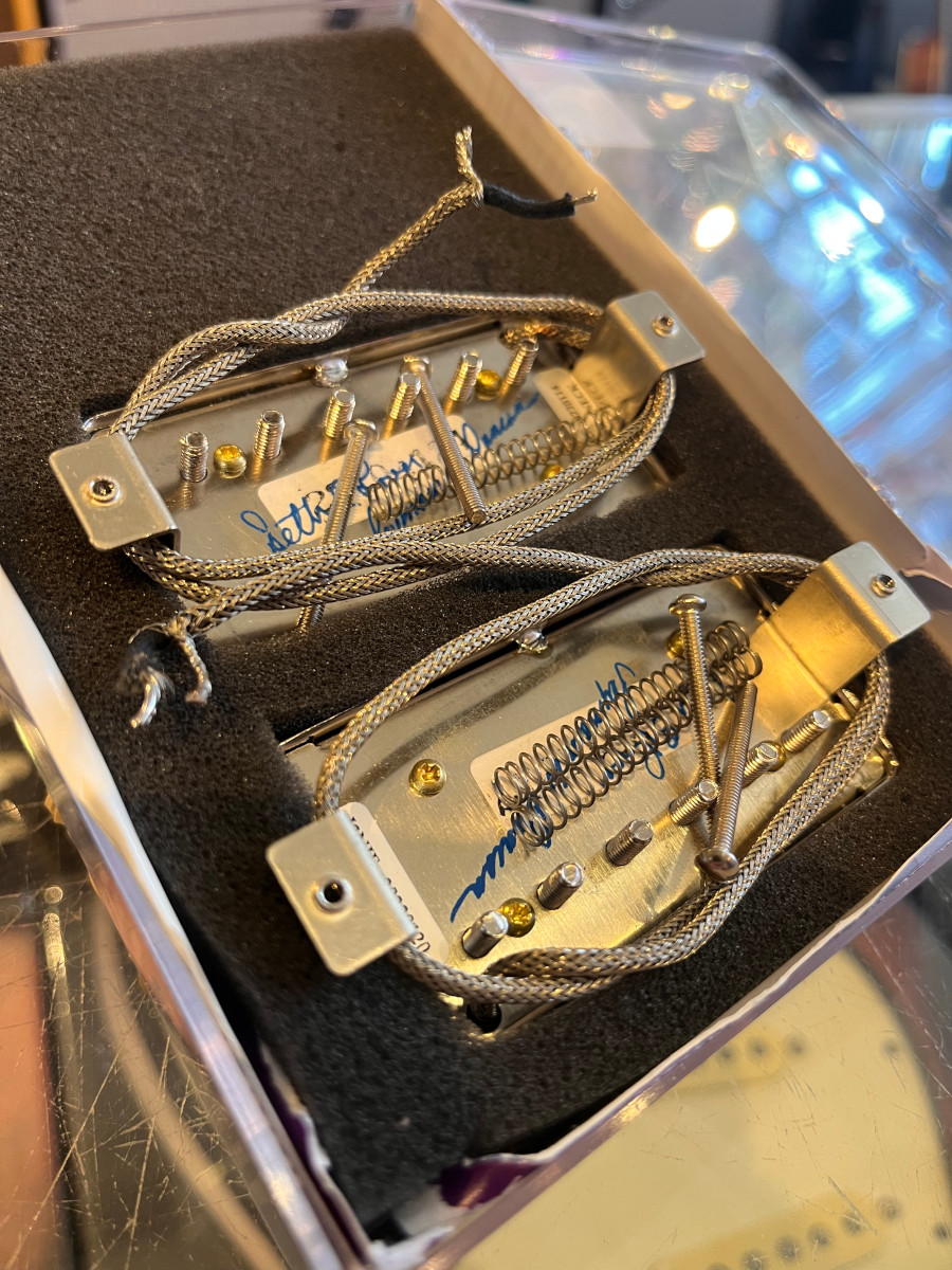 Seymour Duncan USED Seymour Duncan Seth Lover Humbucker Set, Nickel - Used