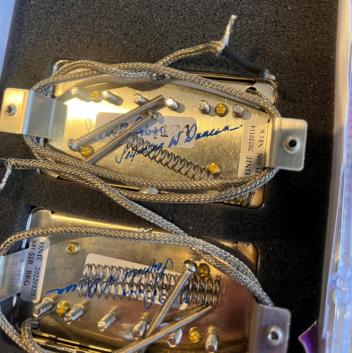 Seymour Duncan USED Seymour Duncan Seth Lover Humbucker Set, Nickel - Used