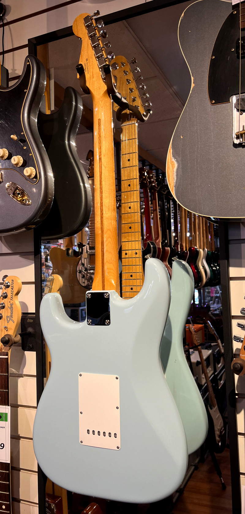 Fender USED Fender Vintera 50's Strat With Maple Neck In Sonic Blue, w/Origi. Gig Bag - Used
