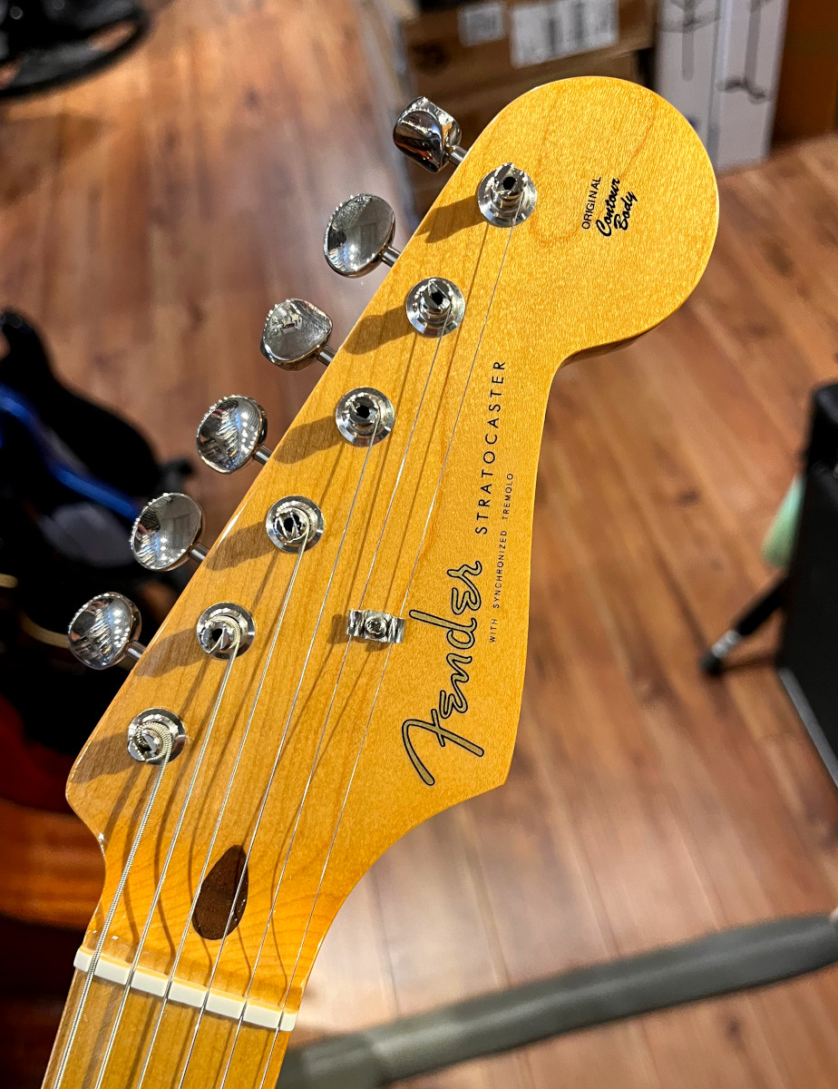 Fender USED Fender Vintera 50's Strat With Maple Neck In Sonic Blue, w/Origi. Gig Bag - Used