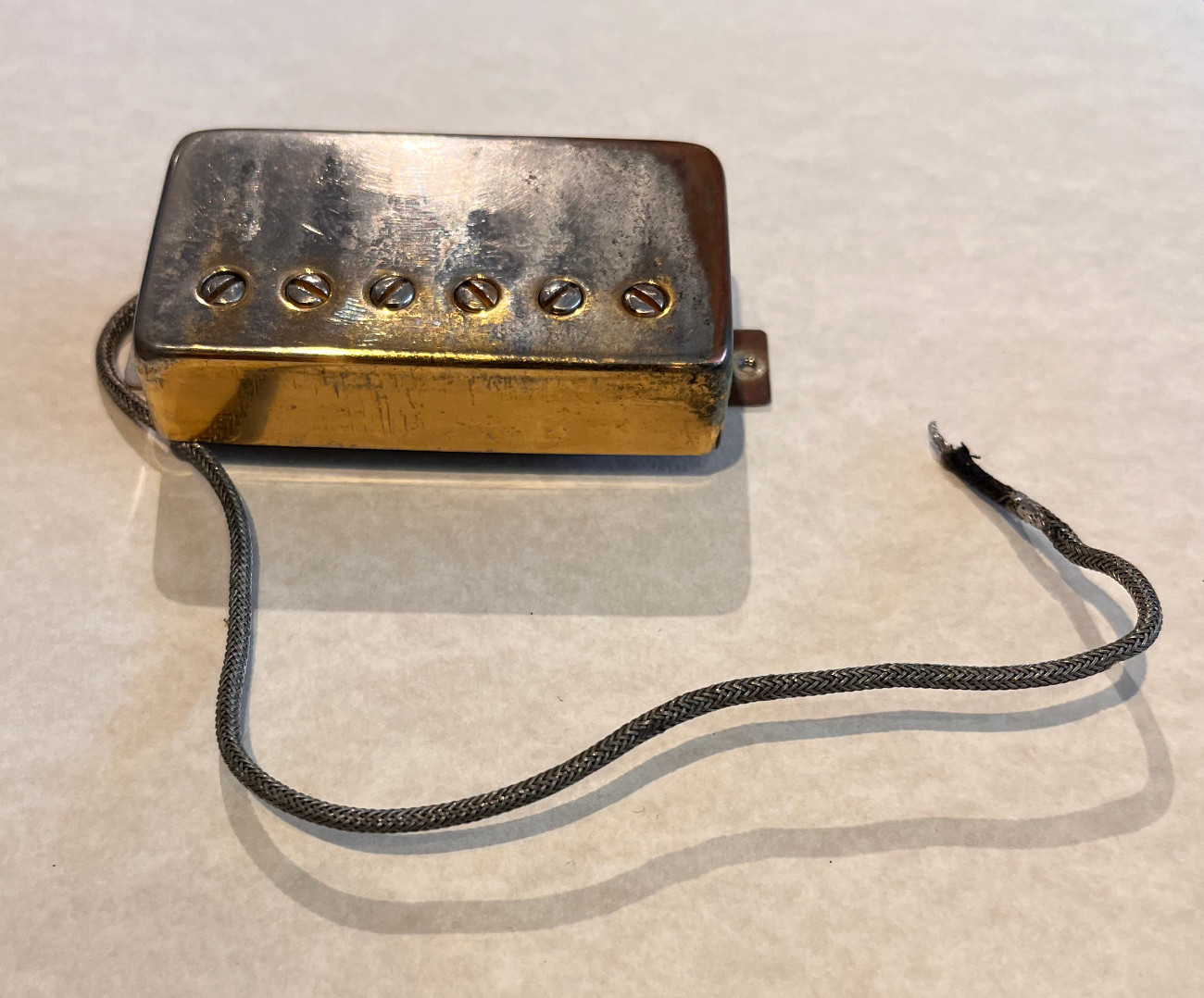 USED Gibson Late 70's Gold Humbucking Pickup