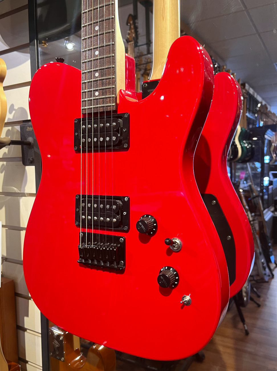 Fender USED Fender Japan Boxer Series Telecaster HH Torino  Red w/bag - Used