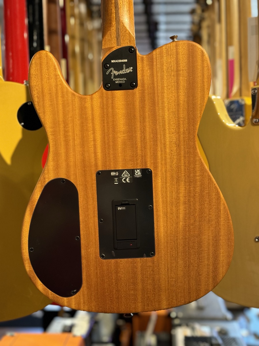 Fender USED Fender Acoustasonic Player Tele w/Deluxe Bag - Black - Used