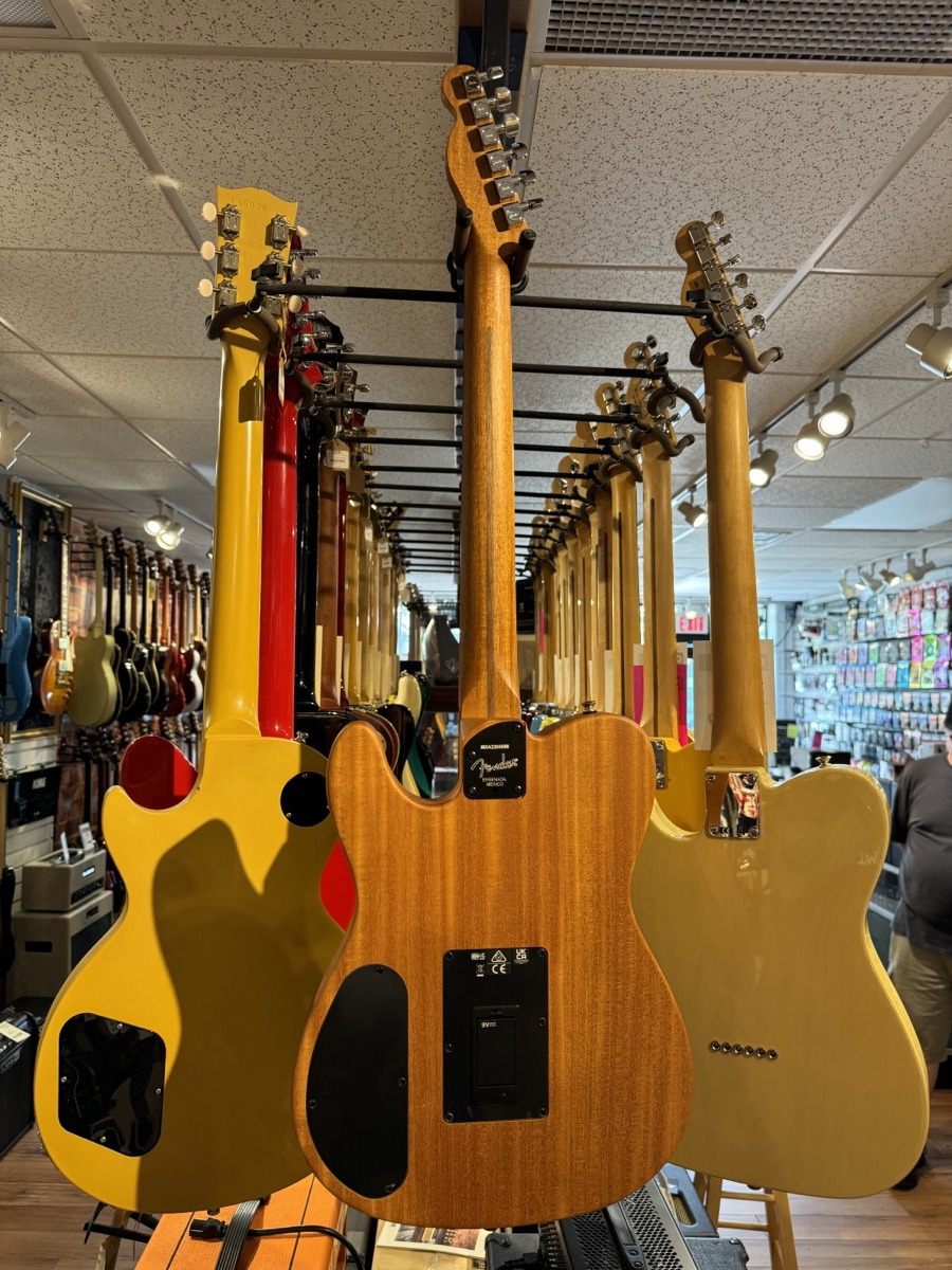 Fender USED Fender Acoustasonic Player Tele w/Deluxe Bag - Black - Used