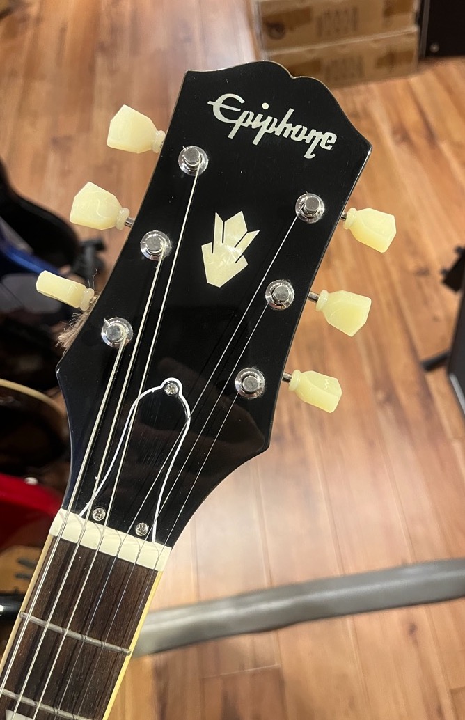 Epiphone USED Epiphone 1961 SG Standard With Maestro In Olive Drab - Used