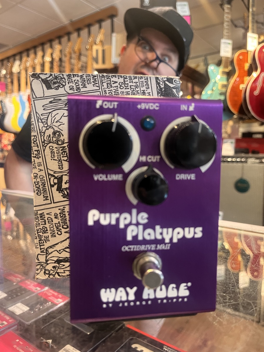 Dunlop USED Way Huge WHE800  Purple Platypus MKII Octave Fuzz Pedal w/box - Used
