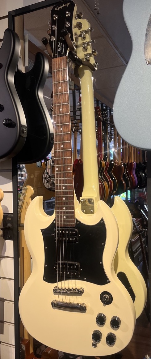 USED Epiphone 2010 SG G-310 White: Canadian Online Music Store in