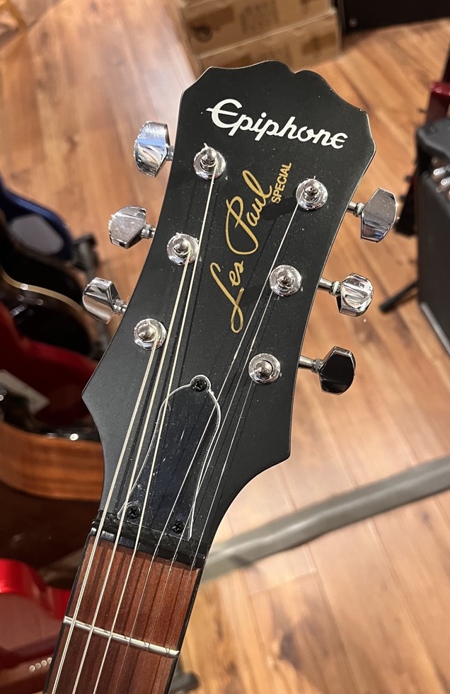 Epiphone USED Epiphone 2022 Les Paul Special VE Ebony Satin Finish - Used