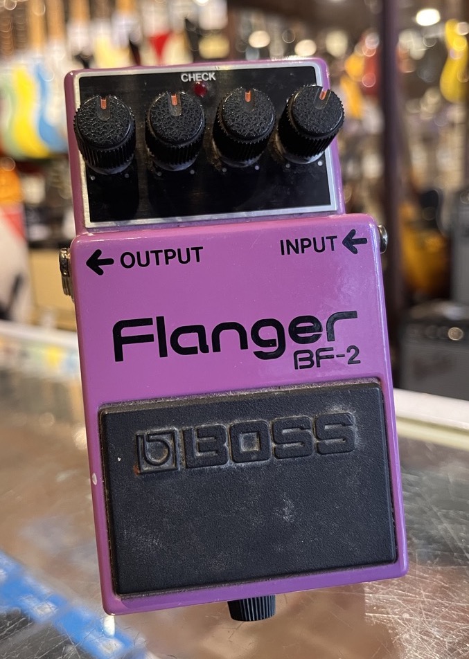 BOSS USED BOSS BF-2 Flanger Geen Label 1985 MIJ - CONSIGNMENT - Used