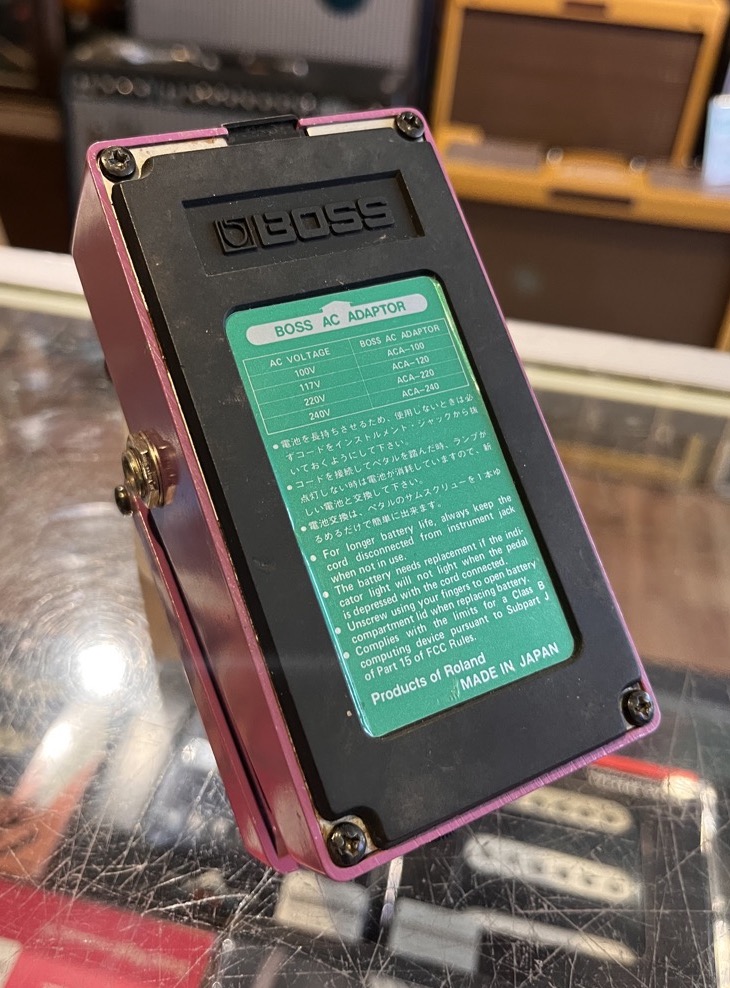 BOSS USED BOSS BF-2 Flanger Geen Label 1985 MIJ - CONSIGNMENT - Used