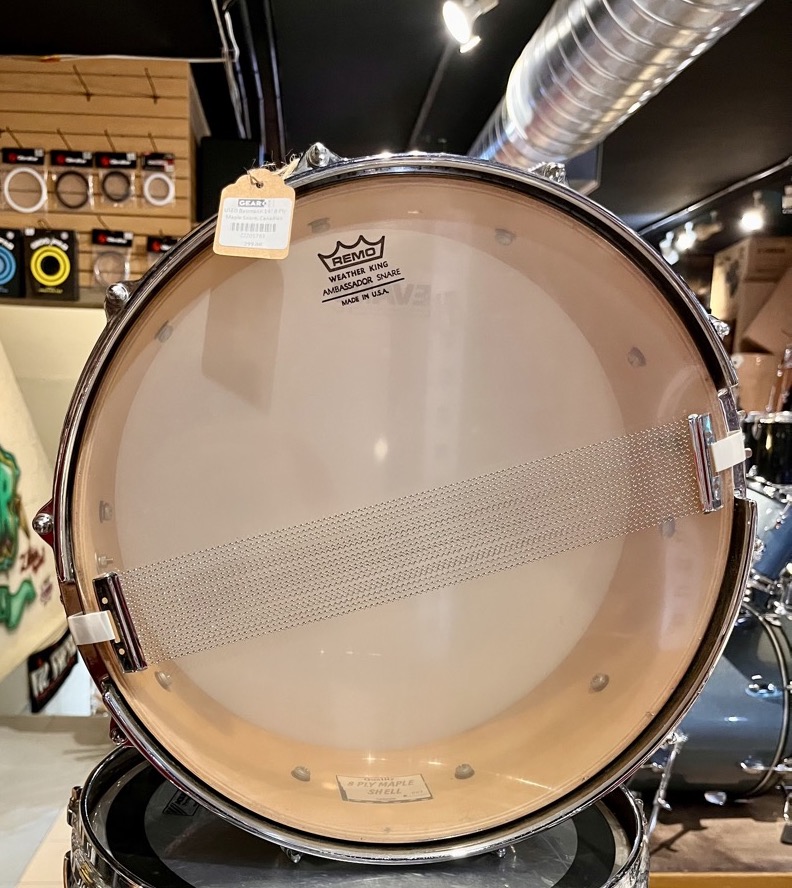 Misc USED Baumann 14" 8 Ply Maple Snare, Canadian Made - CONSIGNMENT - Used