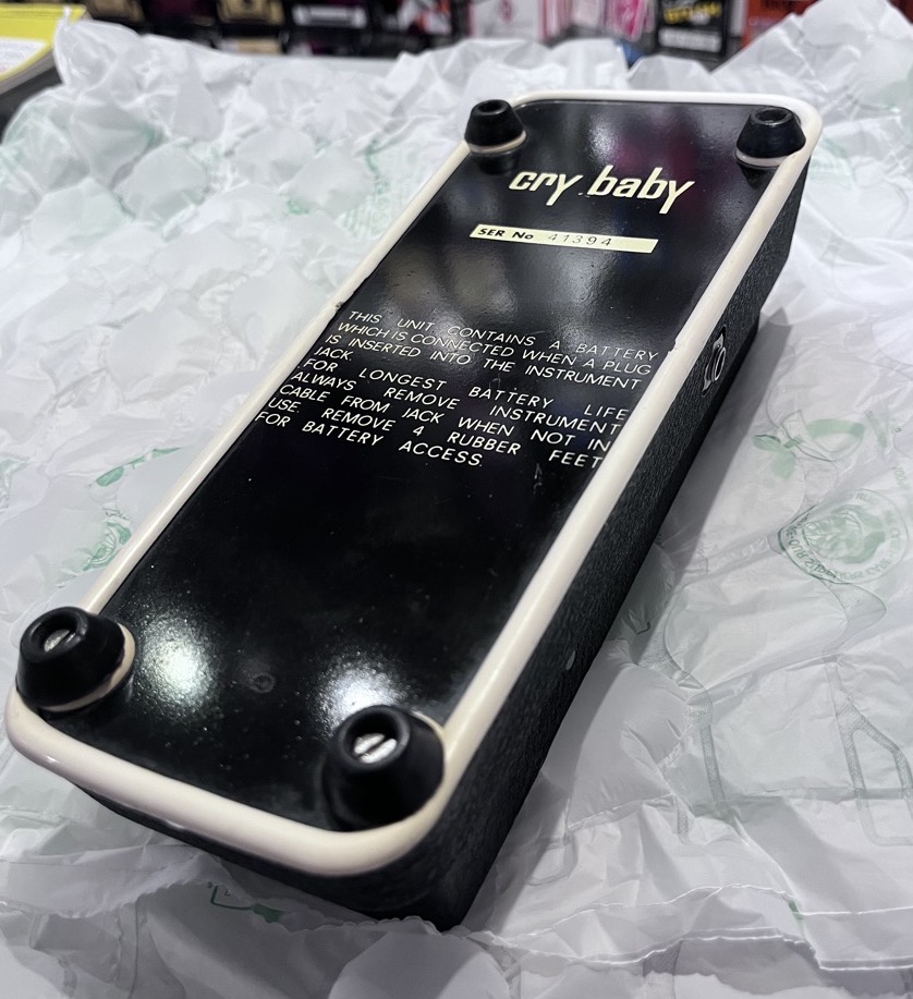 USED Cry Baby JEN Wah Pedal circa 1968 Trash Can Inductor