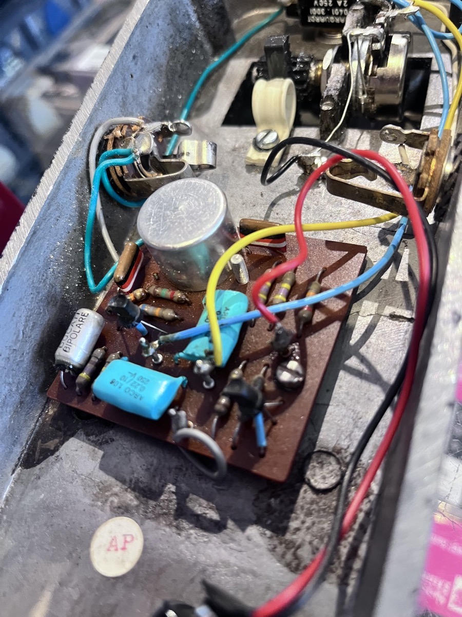 USED Cry Baby JEN Wah Pedal circa 1968 Trash Can Inductor