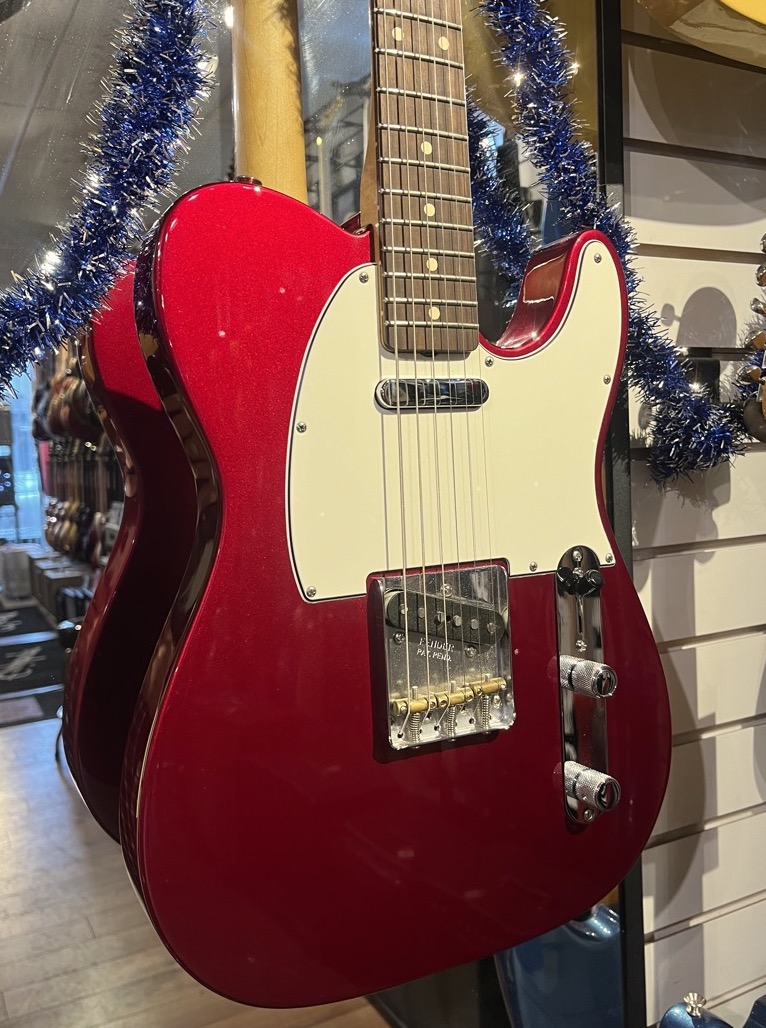 Fender USED Fender Baja Player Telecaster Candy Apple Red - Used