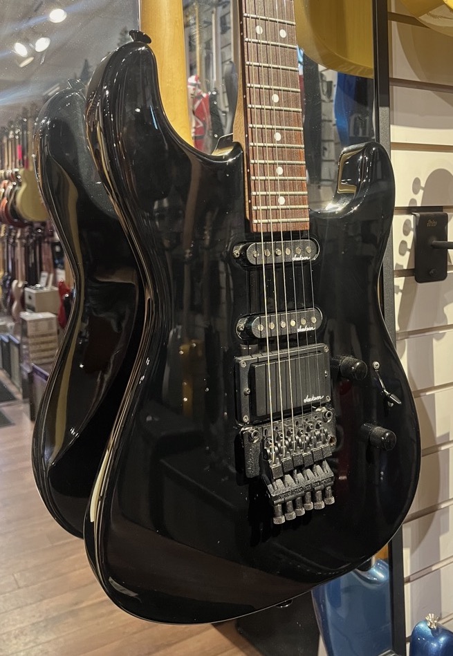 Charvel USED Charvel 1987 Model 3 HSS Black w/Hard Shell Case - CONSIGNMENT - Used