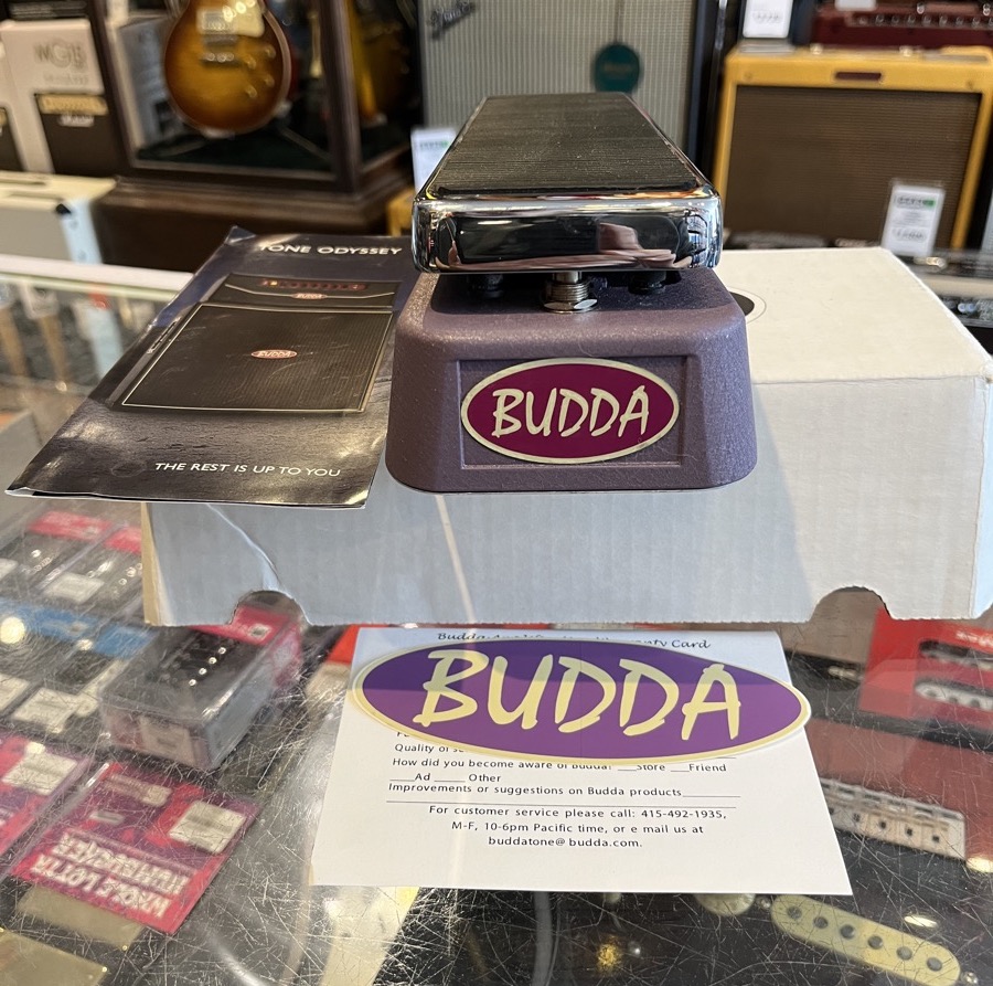 Misc USED Budda Bud Wah Purple and Chrome Wah Pedal w/Box - Used