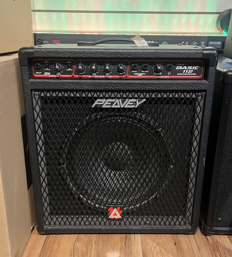 USED Peavey Basic 112 Bass Combo Amplifier,  …