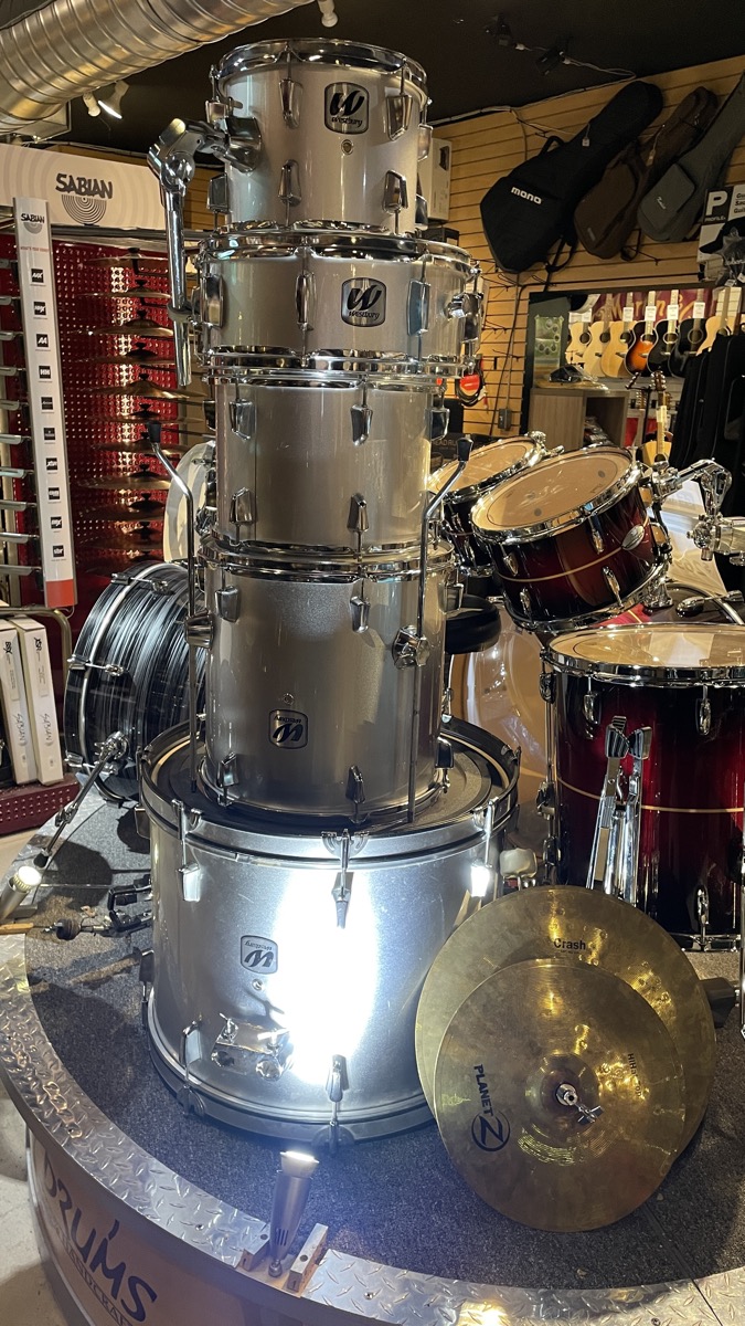USED Westbury Beginner 5 PC Drum Kit,  …