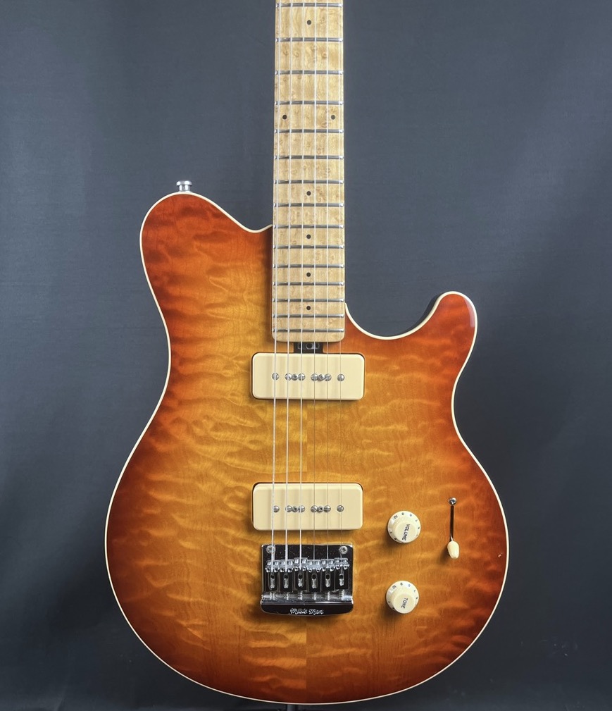 Misc USED Ernie Ball Music Man Axis Super Sport MM90 Sunburst w/OHSC - Used