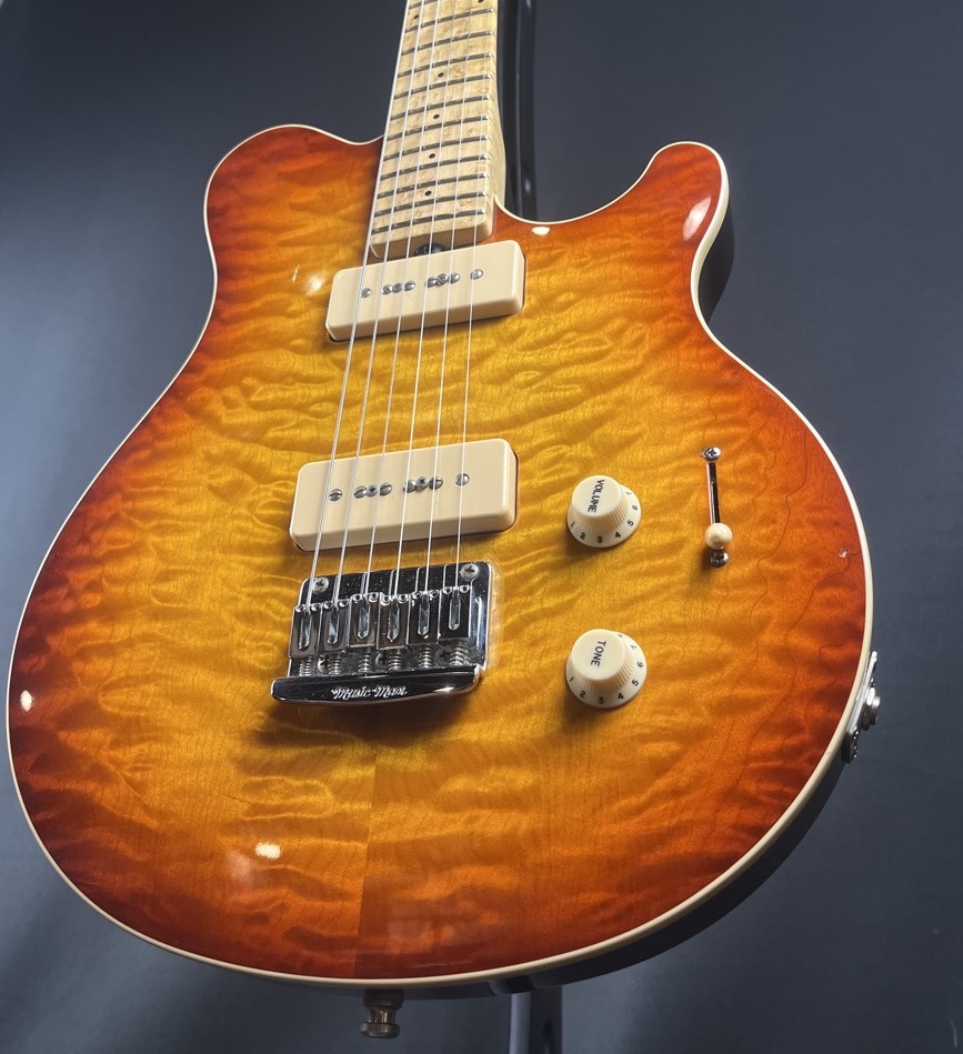 Misc USED Ernie Ball Music Man Axis Super Sport MM90 Sunburst w/OHSC - Used