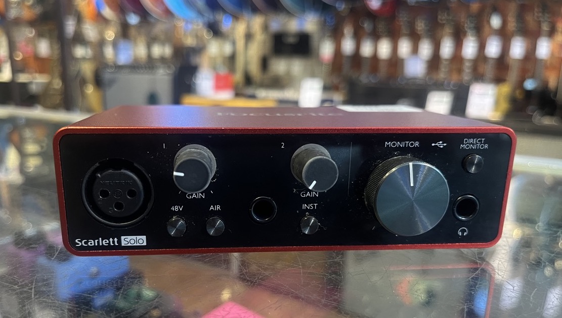 USED Focusrite Scarlett Solo Gen 3 USB  …