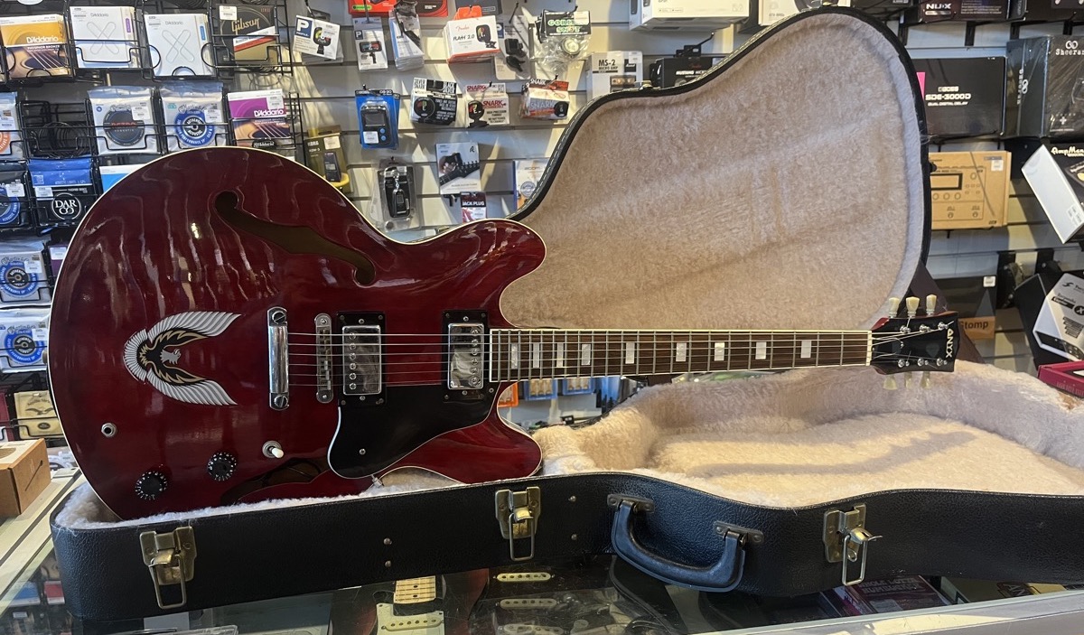 USED Onyx ES335 Copy circa 1982 Cherry Red  …