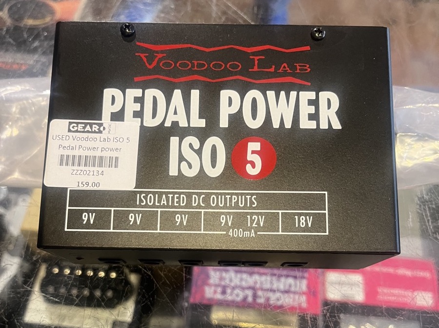 USED Voodoo Lab ISO 5 Pedal Power power supply
